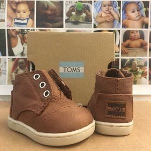 Toms Paseo Mid• leather sneaker high top Tiny Toms